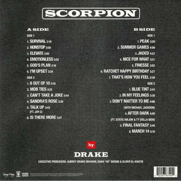 Drake - Scorpion | Young Money Entertainment (00602567874942) - 2 Drake - Scorpion | Young Money Entertainment (00602567874942) - 2
