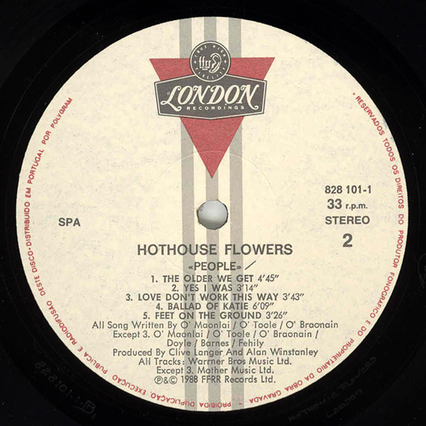 Hothouse Flowers - People | London Records (8281011) - 4 Hothouse Flowers - People | London Records (8281011) - 4