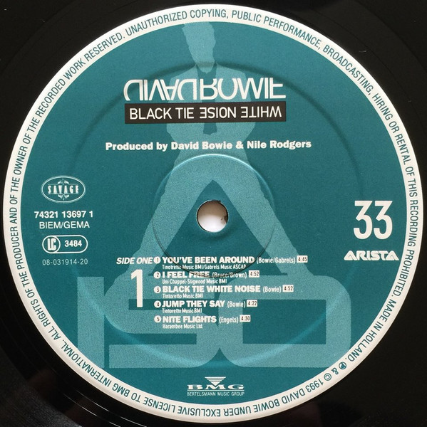 David Bowie - Black Tie White Noise | Bertelsmann Music Group (74321 13697 1) - 3 David Bowie - Black Tie White Noise | Bertelsmann Music Group (74321 13697 1) - 3