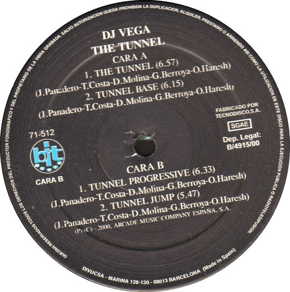 DJ Vega - The Tunnel | Bit Music (71-512) - 2 DJ Vega - The Tunnel | Bit Music (71-512) - 2