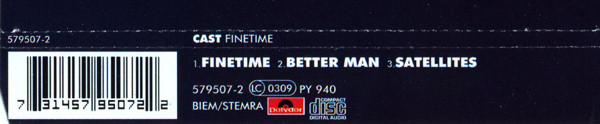 Cast - Finetime | Polydor (579507-2) - 2