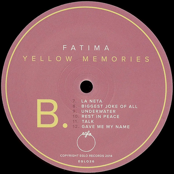 Fatima - Yellow Memories | Eglo Records (EGLO36) - 3