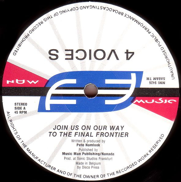 4Voice - Join Us On Our Way To The Final Frontier | Music Man Records (MMI 9426) - main 4Voice - Join Us On Our Way To The Final Frontier | Music Man Records (MMI 9426) - main