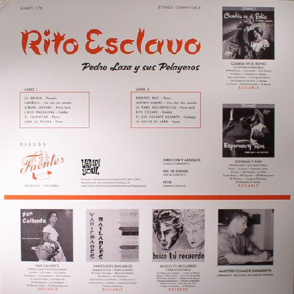 Pedro Laza Y Sus Pelayeros - Rito Esclavo | Vampi Soul (VAMPI 176) - 2