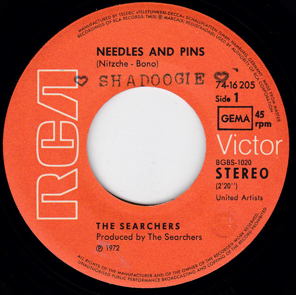 The Searchers - Needles And Pins | RCA Victor (74-16 205) - 2