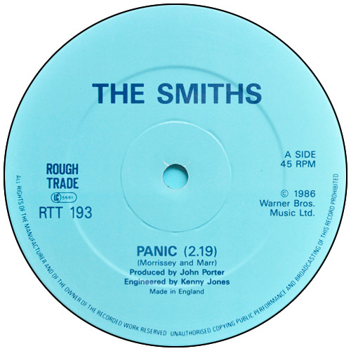 The Smiths - Panic | Rough Trade (RTT 193) - 2