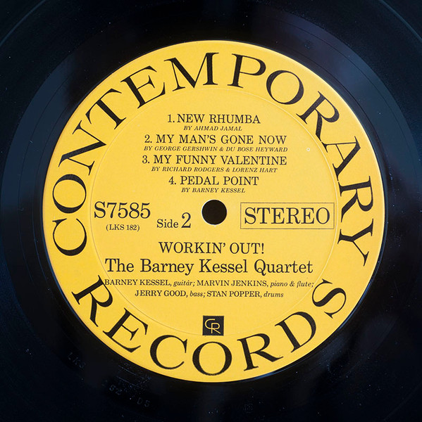 The Barney Kessel Quartet - Workin' Out | Contemporary Records (S7585) - 3 The Barney Kessel Quartet - Workin' Out | Contemporary Records (S7585) - 3