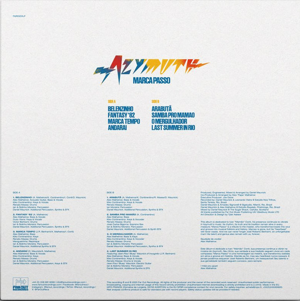 Azymuth - Marca Passo | Far Out Recordings (FARO 251LP) - 3 Azymuth - Marca Passo | Far Out Recordings (FARO 251LP) - 3