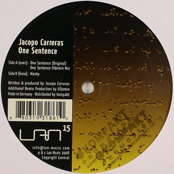 Jacopo Carreras - One Sentence | Lan Muzic (LAN 15)