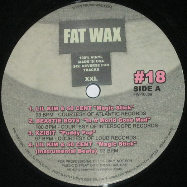Various - Fat Wax #18 | Promowax (FW-1008)