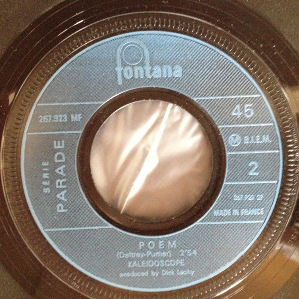 Kaleidoscope - Do It Again For Jeffrey / Poem | Fontana (267 923 MF) - 4
