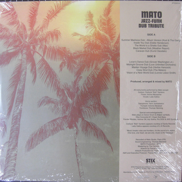 Mato - Jazz-Funk Dub Tribute | Stix (STIX057LP) - 2 Mato - Jazz-Funk Dub Tribute | Stix (STIX057LP) - 2