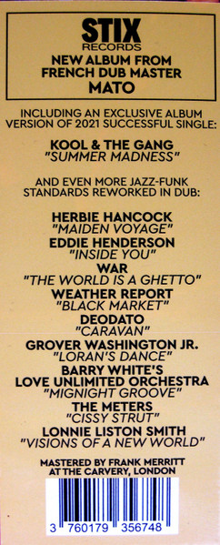 Mato - Jazz-Funk Dub Tribute | Stix (STIX057LP) - 3 Mato - Jazz-Funk Dub Tribute | Stix (STIX057LP) - 3