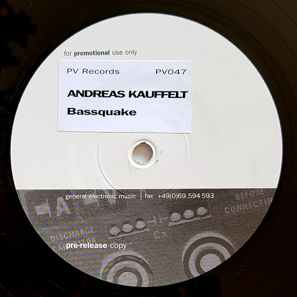 Andreas Kauffelt - Bassquake | PV (PV047)