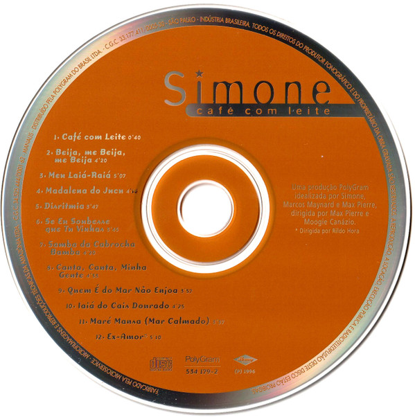 Simone - Café Com Leite | PolyGram (534 179-2) - 2 Simone - Café Com Leite | PolyGram (534 179-2) - 2