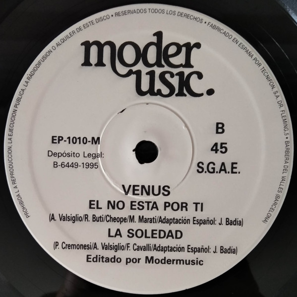 Venus - Amores Extraños | Moder Music (EP-1010-M) - 4