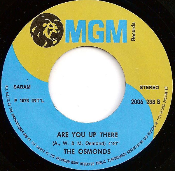 The Osmonds - Goin' Home | MGM Records (2006 288) - 4