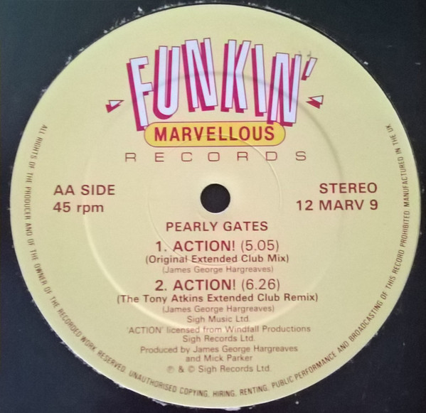 Pearly Gates - Sweet | Funkin' Marvellous Records (12 MARV 9) - 2
