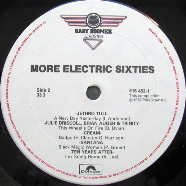 Various - More Electric Sixties | Polydor (816 452-1) - 4 Various - More Electric Sixties | Polydor (816 452-1) - 4