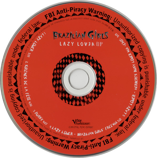 Brazilian Girls - Lazy Lover EP | Verve Forecast (B0003152-02) - 3
