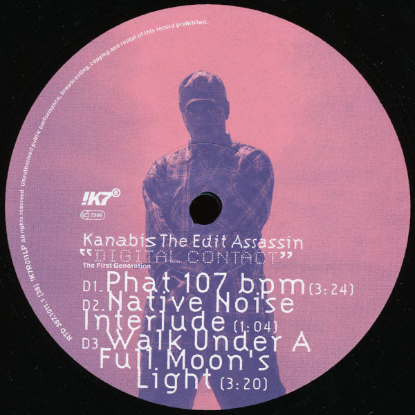 Kanabis The Edit Assassin - Digital Contact | !K7 Records (!K7R011LP) - 4