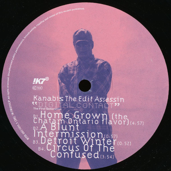 Kanabis The Edit Assassin - Digital Contact | !K7 Records (!K7R011LP) - 3