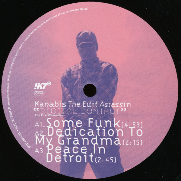 Kanabis The Edit Assassin - Digital Contact | !K7 Records (!K7R011LP) - 2