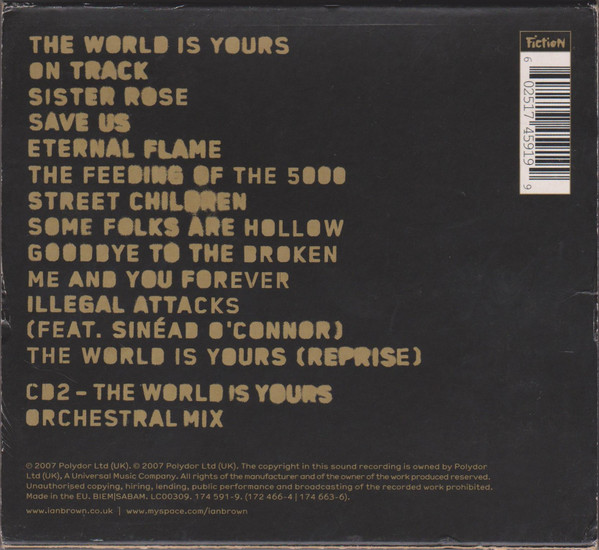 Ian Brown - The World Is Yours | Fiction Records (174 591-9) - 2