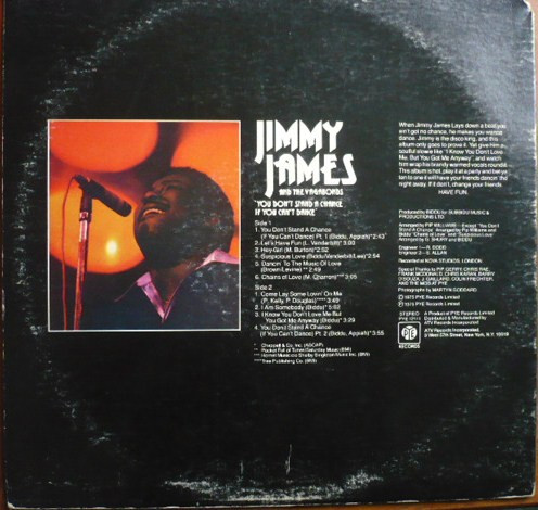 Jimmy James & The Vagabonds - You Don't Stand A Chance If You Can't Dance | Pye Records (PYE 12111) - 2
