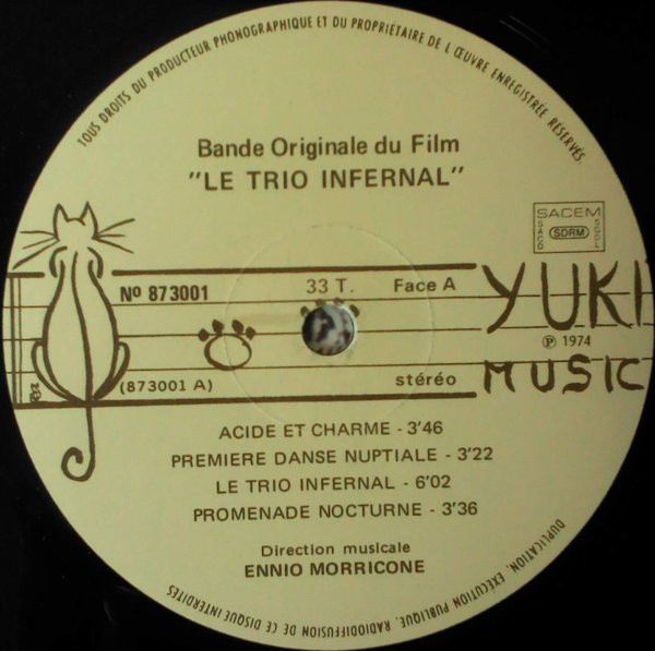 Ennio Morricone - Le Trio Infernal | Yuki Music (873 001) - 4 Ennio Morricone - Le Trio Infernal | Yuki Music (873 001) - 4