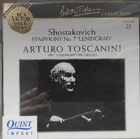 Dmitri Shostakovich - Arturo Toscanini , NBC Symphony Orchestra - Symphony No. 7 "Leningrad" | RCA Victor Gold Seal (GD60293) - main