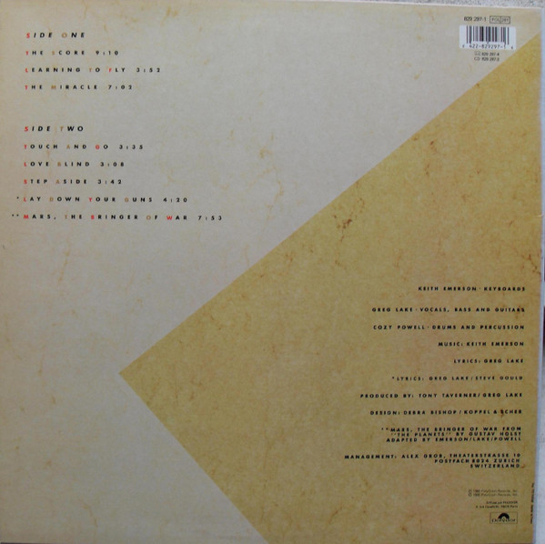 Emerson, Lake & Powell - Emerson, Lake & Powell | Polydor (829 297-1) - 2