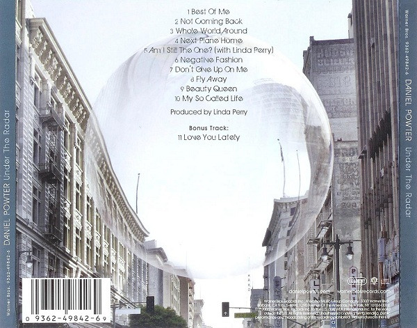 Daniel Powter - Under The Radar | Warner Bros. Records (9362-49842-6) - 2