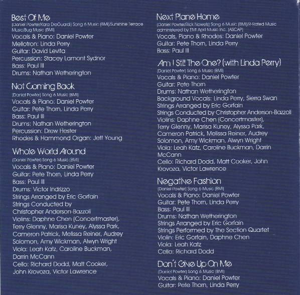 Daniel Powter - Under The Radar | Warner Bros. Records (9362-49842-6) - 4