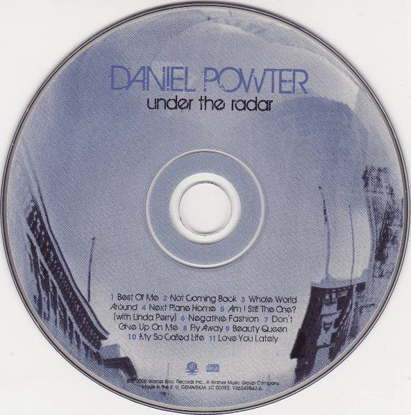Daniel Powter - Under The Radar | Warner Bros. Records (9362-49842-6) - 3