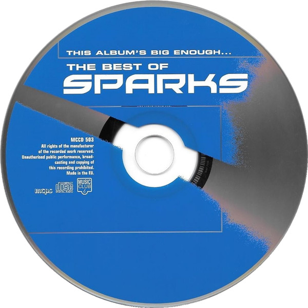 Sparks - This Album's Big Enough... The Best Of Sparks CD | Music Club (MCCD 503) - 3 Sparks - This Album's Big Enough... The Best Of Sparks CD | Music Club (MCCD 503) - 3