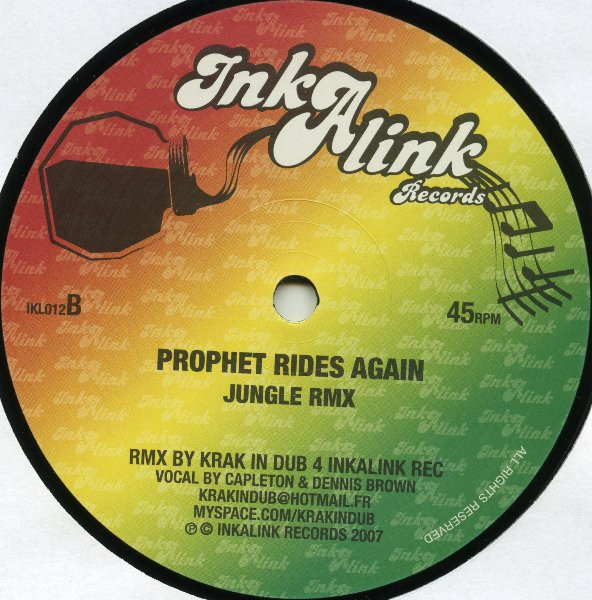 Capleton - Prophet Rides Again | Inkalink Records (IKL012) - 2 Capleton - Prophet Rides Again | Inkalink Records (IKL012) - 2