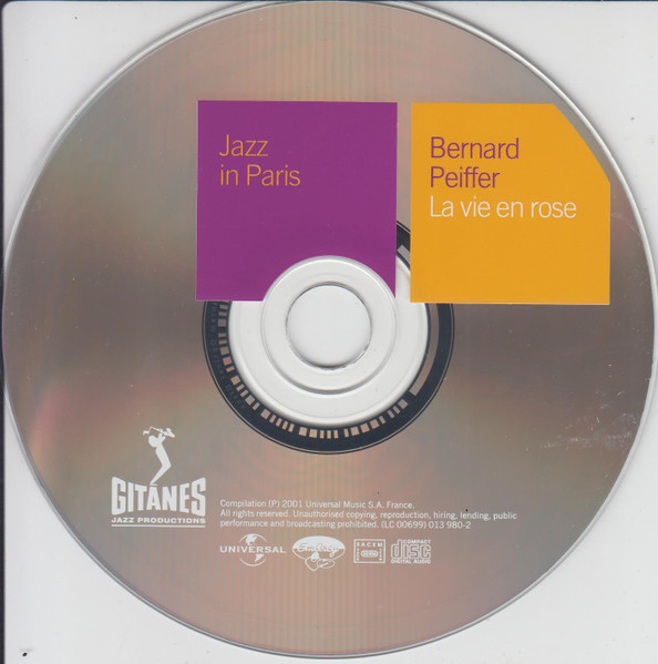 Bernard Peiffer - La Vie En Rose | Gitanes Jazz Productions (013 980-2) - 4 Bernard Peiffer - La Vie En Rose | Gitanes Jazz Productions (013 980-2) - 4