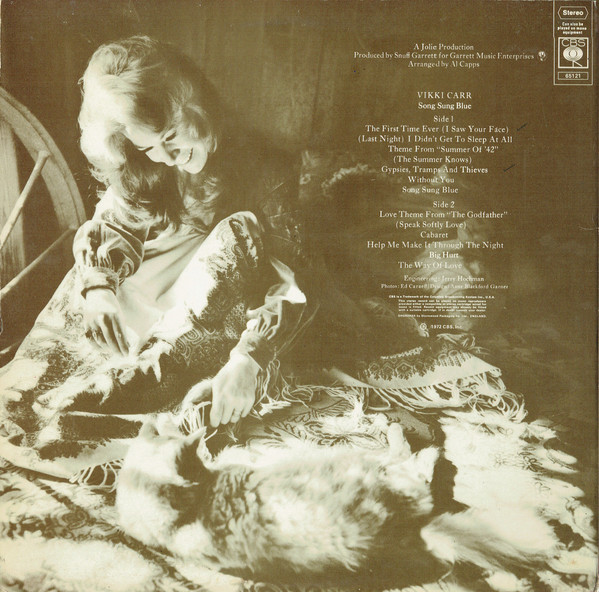 Vikki Carr - Song Sung Blue | CBS (65121) - 2 Vikki Carr - Song Sung Blue | CBS (65121) - 2