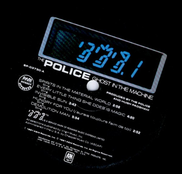 The Police - Ghost In The Machine | A&M Records (SP-3730) - 3