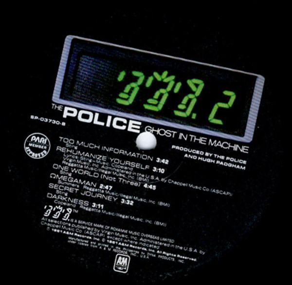 The Police - Ghost In The Machine | A&M Records (SP-3730) - 4