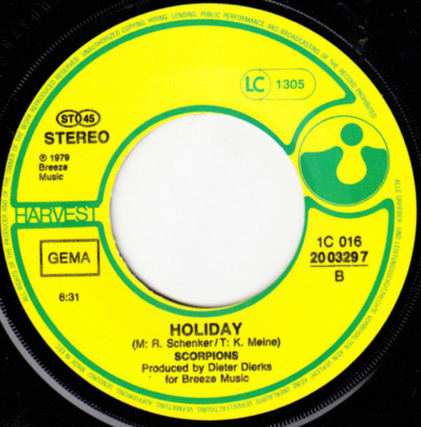 Scorpions - Still Loving You | Harvest (1C 016 20 0329 7) - 4 Scorpions - Still Loving You | Harvest (1C 016 20 0329 7) - 4