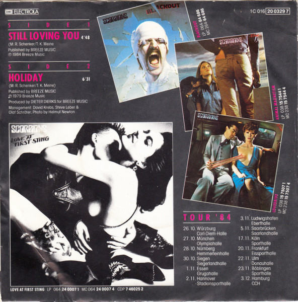 Scorpions - Still Loving You | Harvest (1C 016 20 0329 7) - 2 Scorpions - Still Loving You | Harvest (1C 016 20 0329 7) - 2
