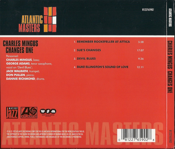Charles Mingus - Changes One | Atlantic (8122765902) - 2