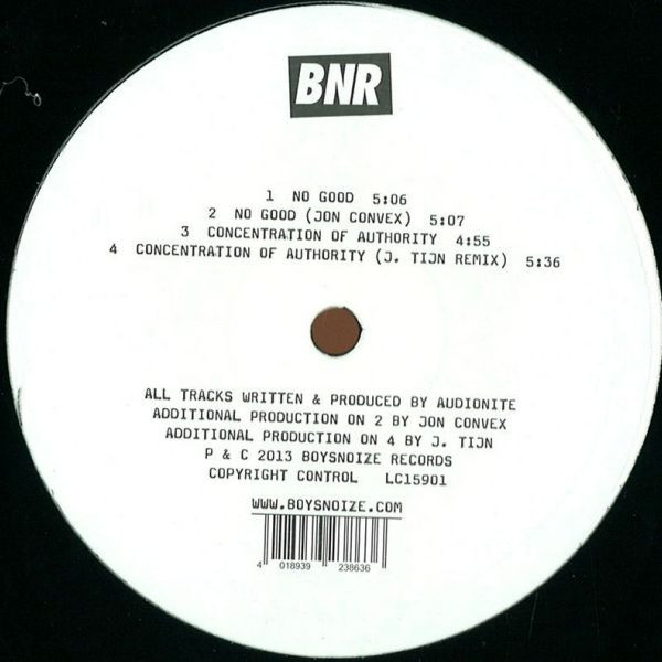 Audionite - No Good | Boysnoize Records (BNR099)