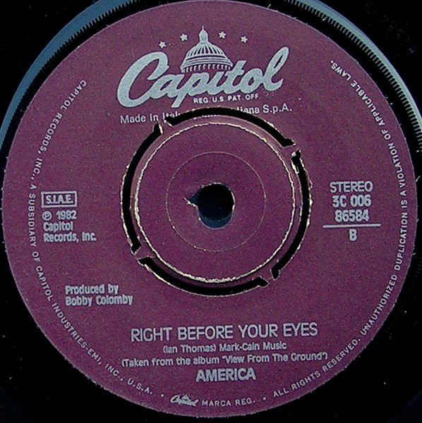 America - You Can Do Magic | Capitol Records (3C 006 - 86584) - 3 America - You Can Do Magic | Capitol Records (3C 006 - 86584) - 3
