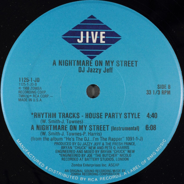 DJ Jazzy Jeff & The Fresh Prince - A Nightmare On My Street | Jive (1125-1-JD) - 4 DJ Jazzy Jeff & The Fresh Prince - A Nightmare On My Street | Jive (1125-1-JD) - 4