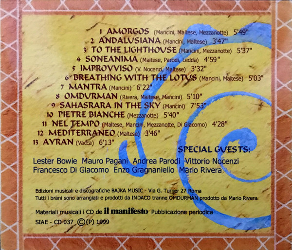 Indaco - Amorgós | Il Manifesto (CD 037) - 2