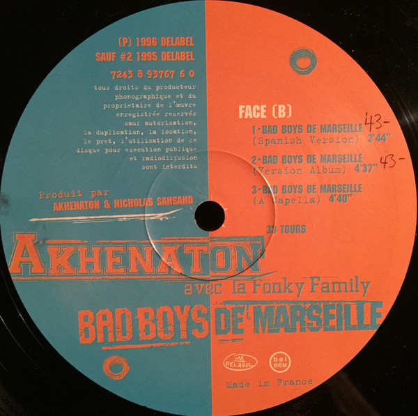 Akhenaton Avec Fonky Family - Bad Boys De Marseille | Delabel (7243 8 93767 6 0) - 4