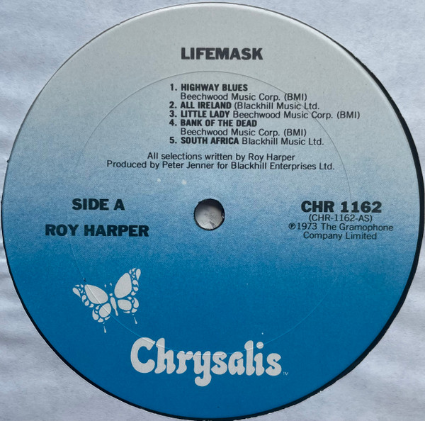 Roy Harper - Lifemask | Chrysalis (CHR 1162) - 3 Roy Harper - Lifemask | Chrysalis (CHR 1162) - 3